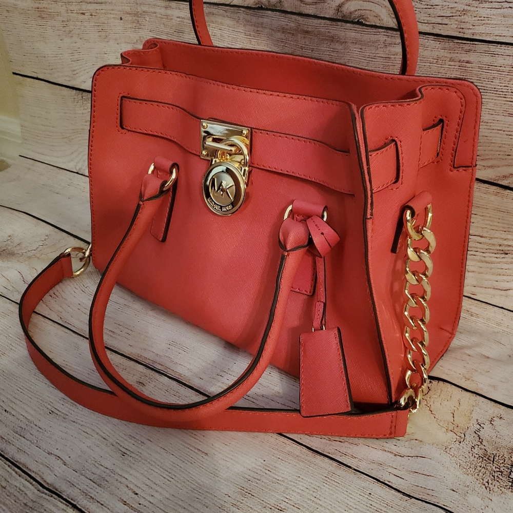 Michael Kors Hamilton EW East West Satchel - Picture 5 of 16